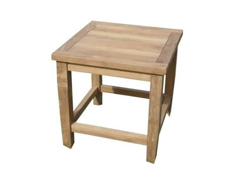 Julia bijzettafel 50x50xH50 cm teak