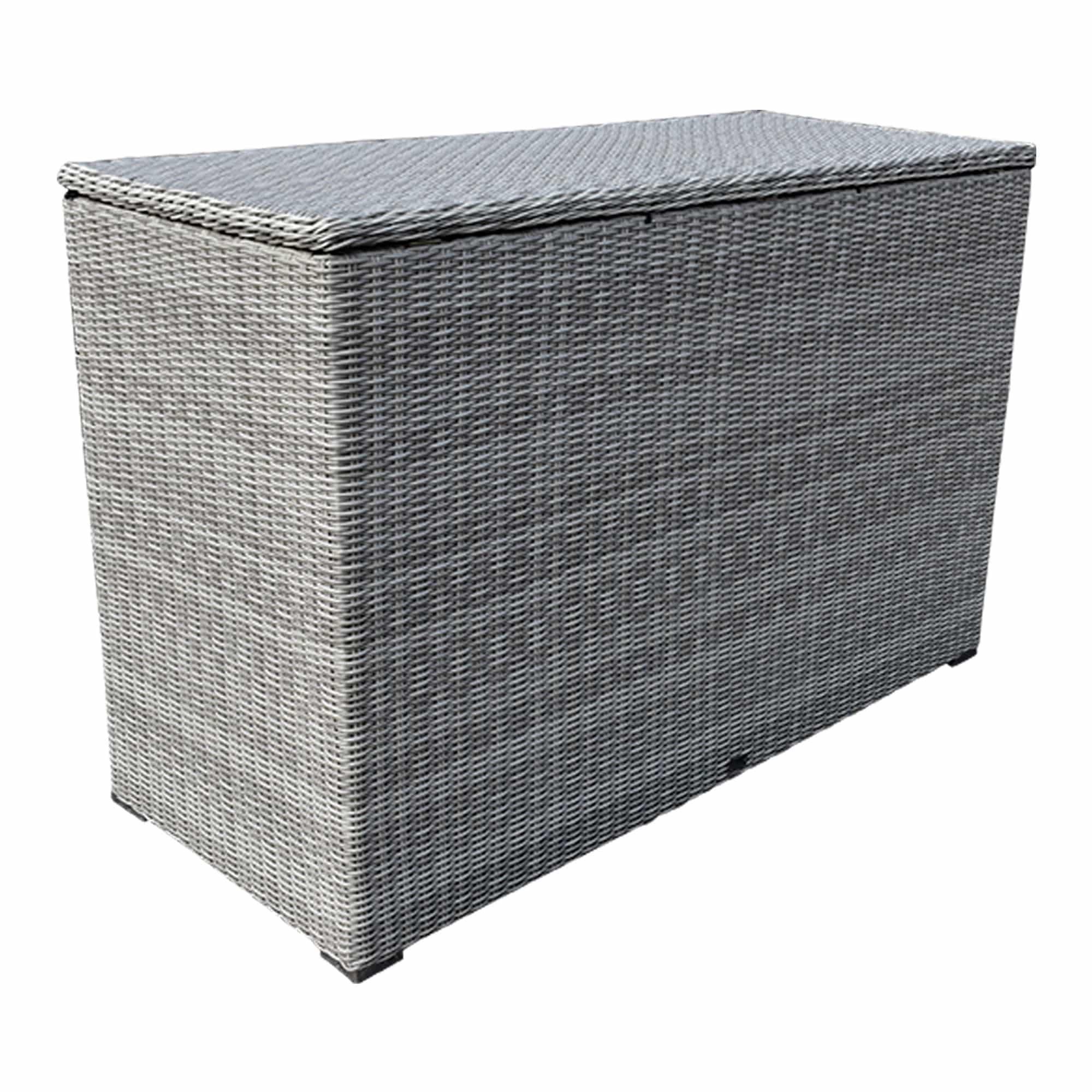 kussenbox groot 167x70xh106 cm wit grijs