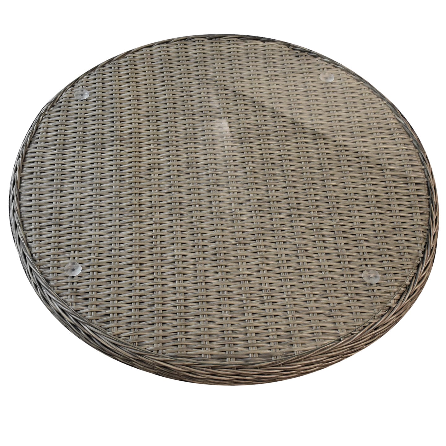 Lazy Susan draaiplateau grijs 70cm doorsnede