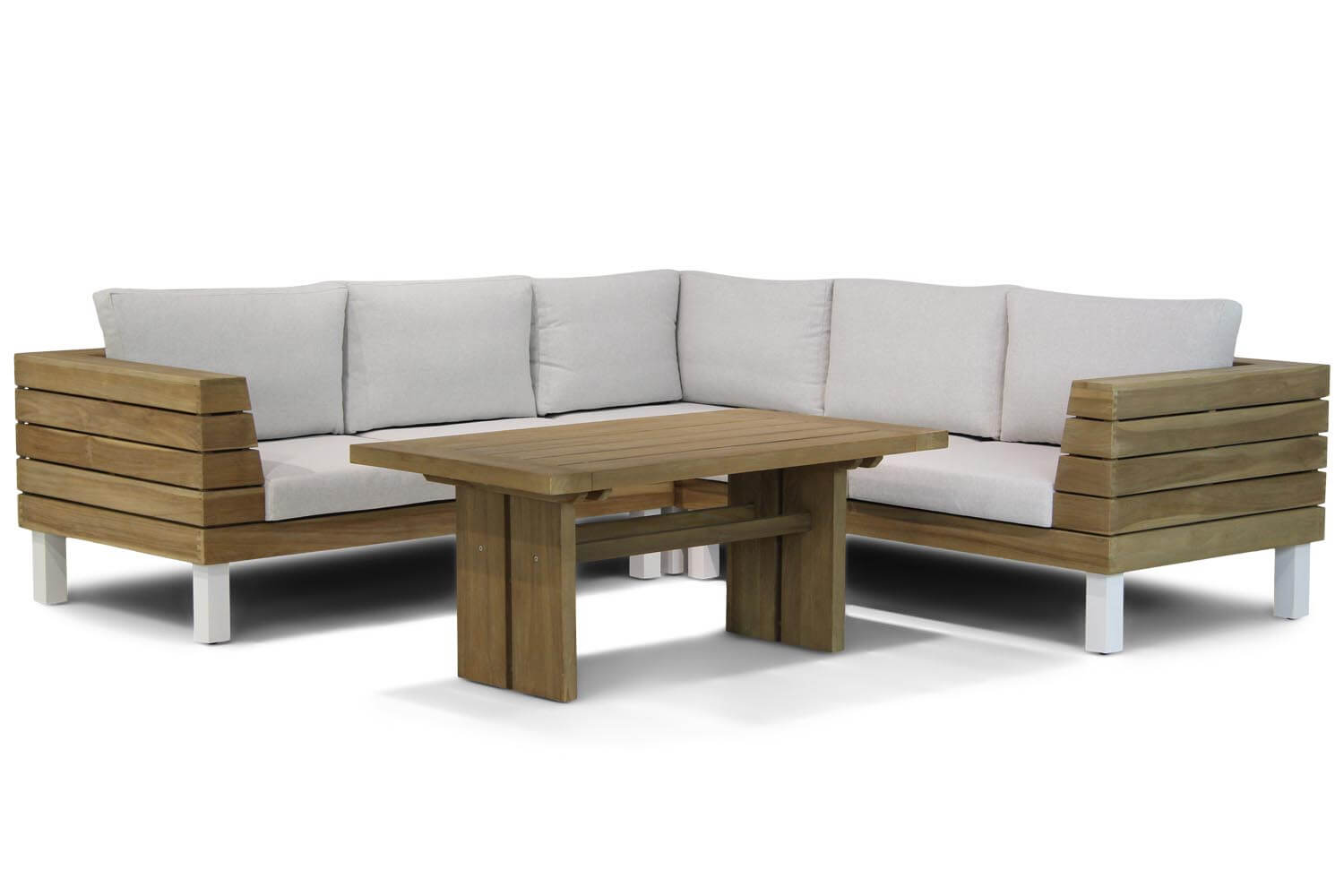 Lifestyle Seashore/Brighton 140 cm dining loungeset 4-delig