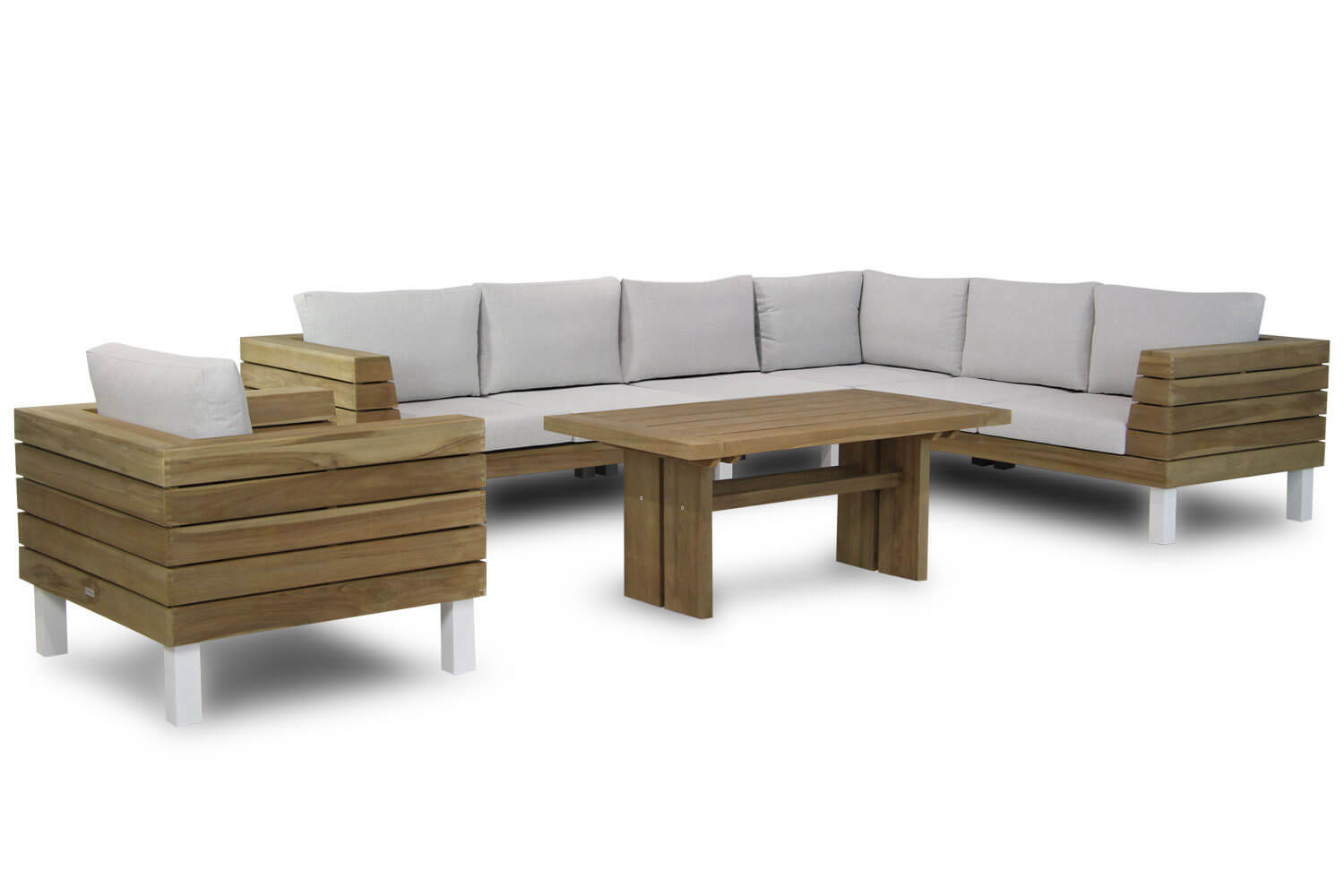Lifestyle Seashore/Brighton 140 cm hoek loungeset 6-delig