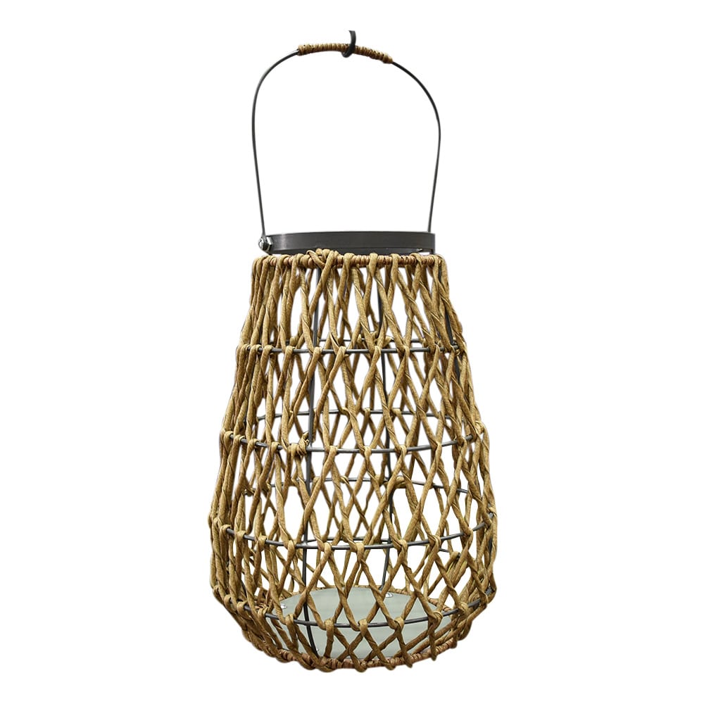 Linsy windlicht bruin