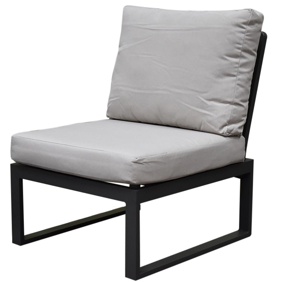 Lola middenelement aluminium antraciet