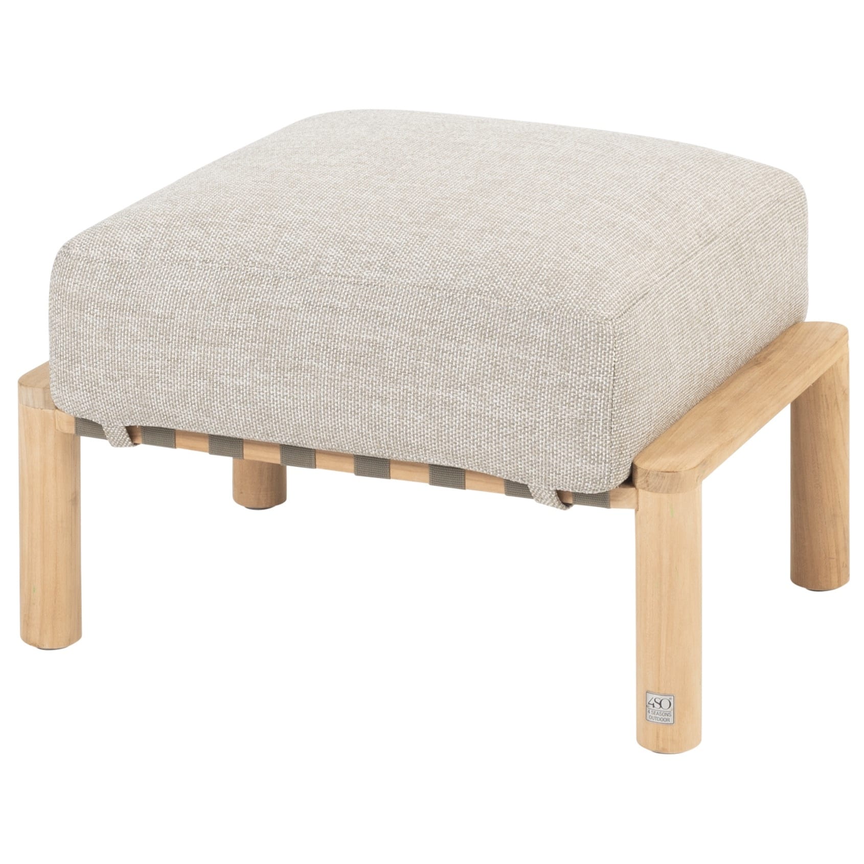Lucas voetenbank natural teak 4 Seasons Outdoor