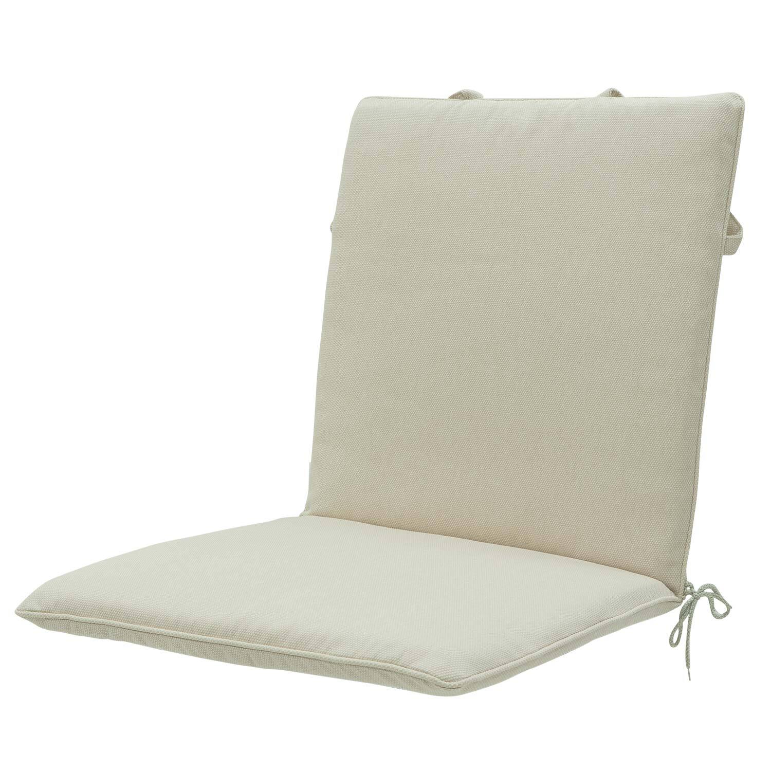 Madison Eco beige stapelstoel tuinkussen