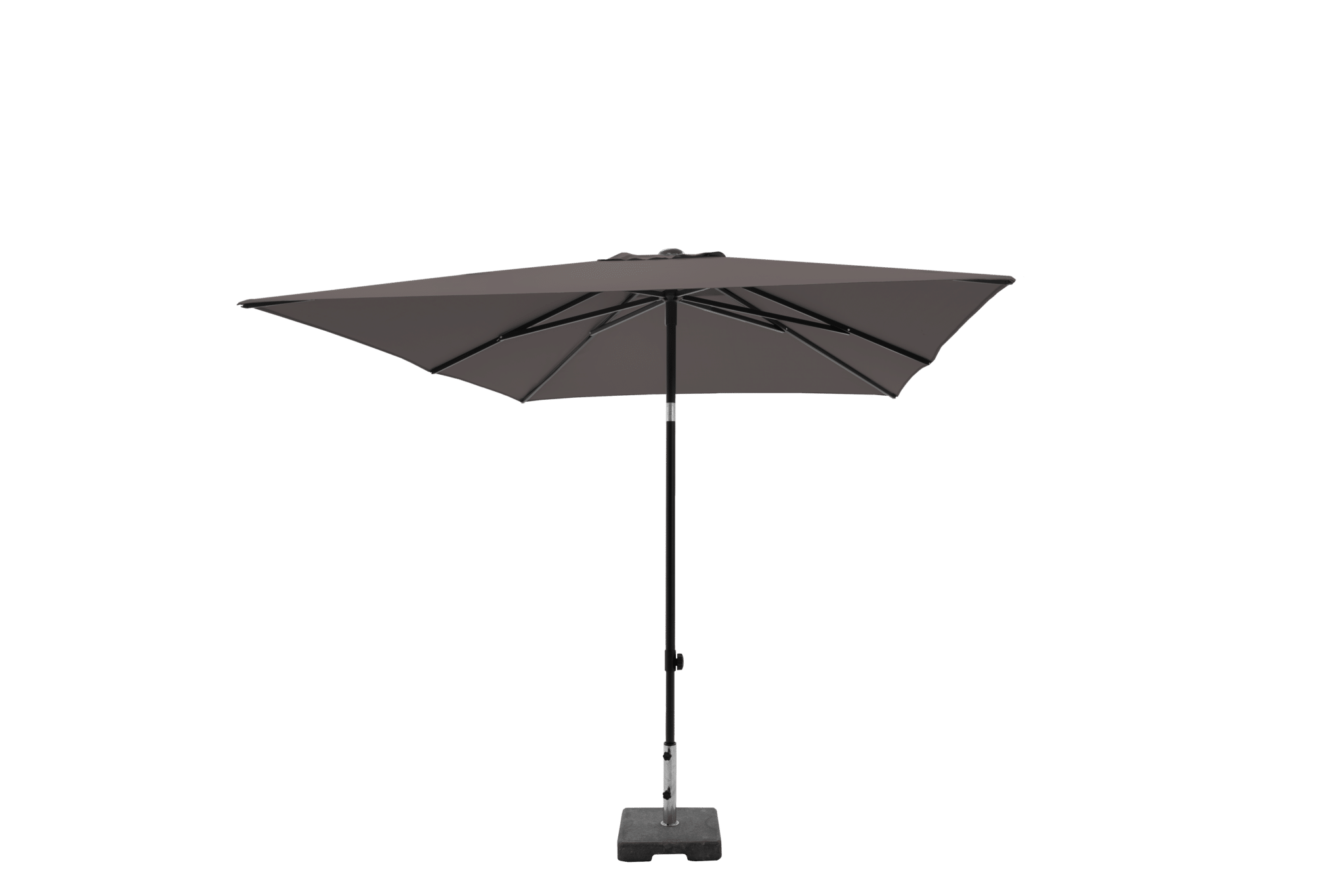 Madison Parasol Moraira taupe push-up 230x230cm