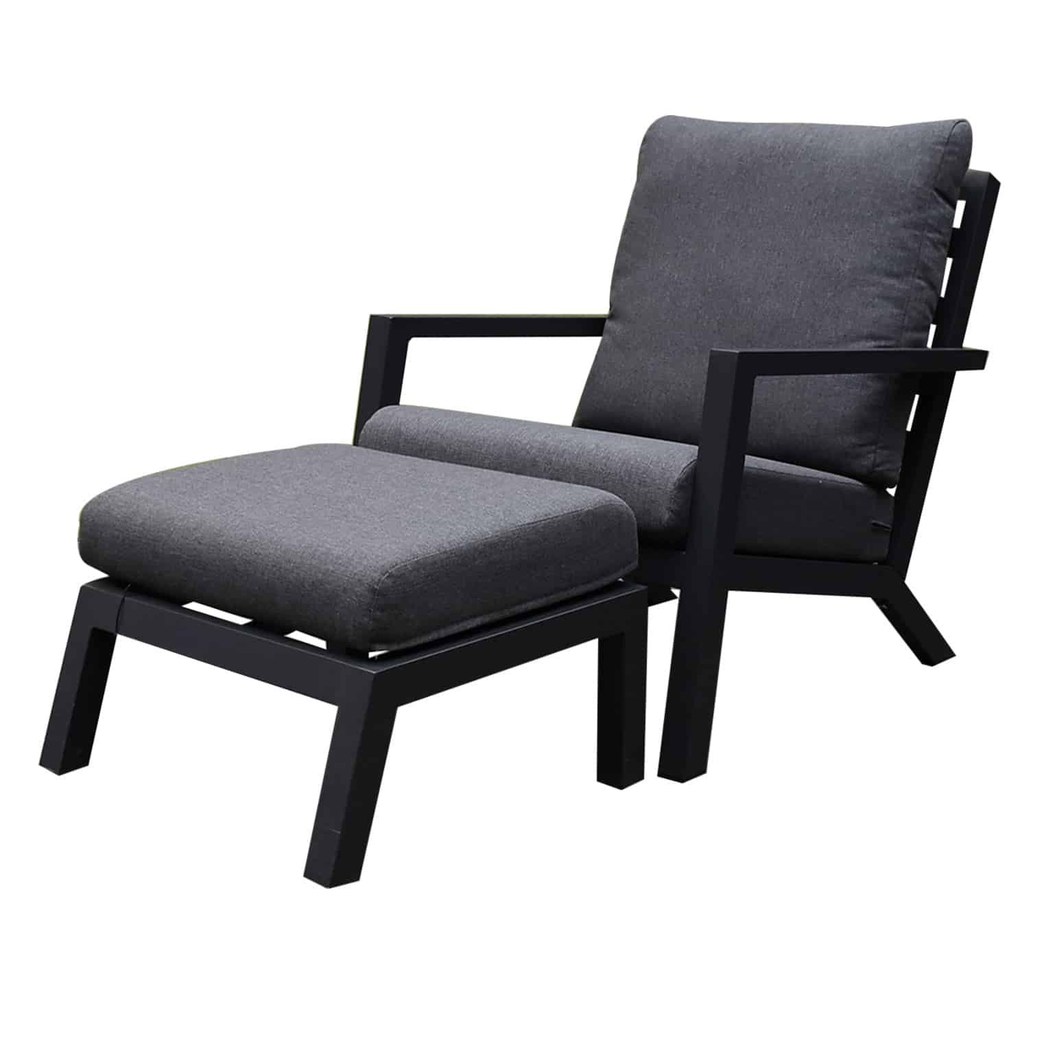 Malaga lounge balkonset 2 delig antraciet aluminium