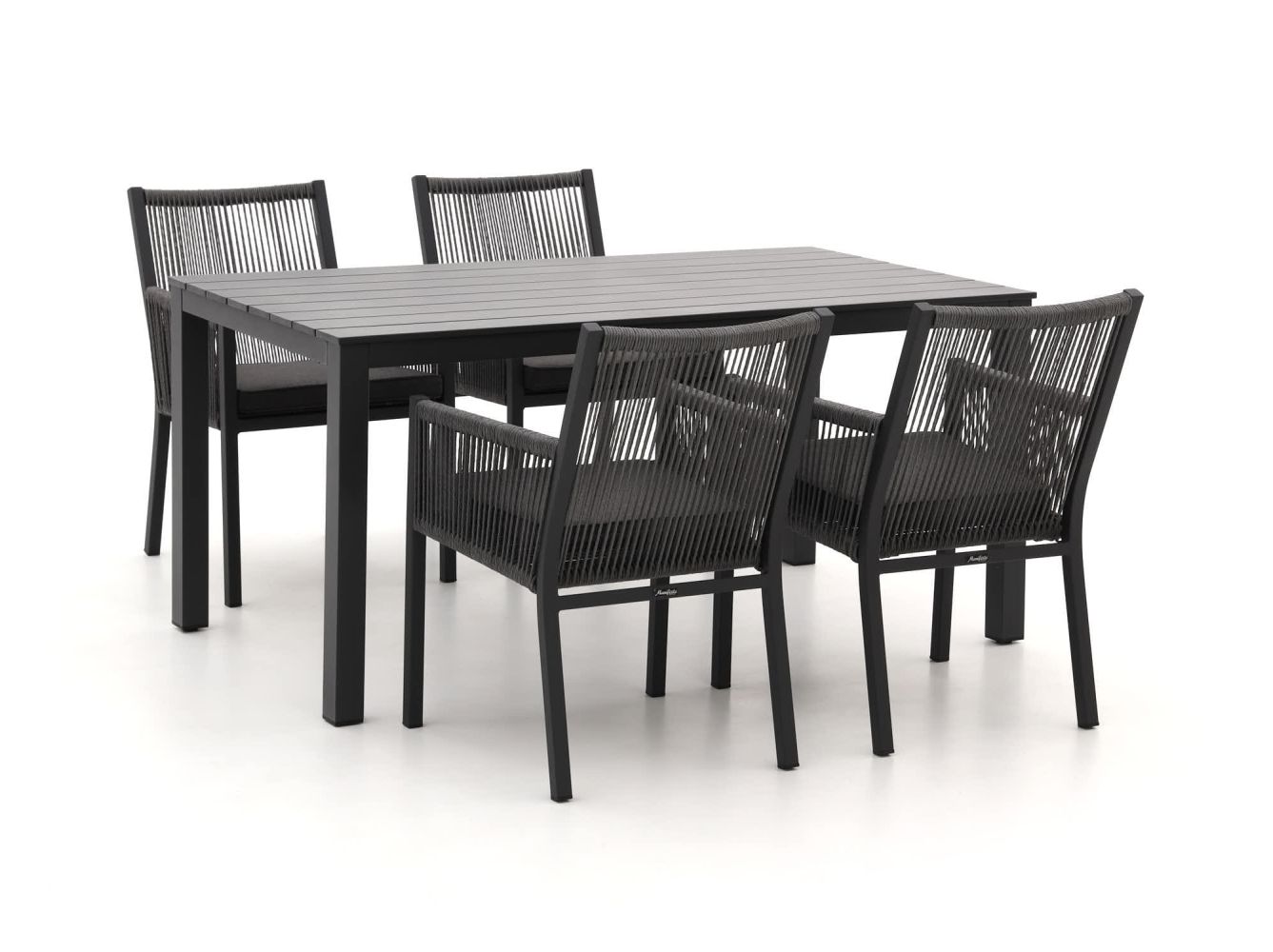 Manifesto Rivola/Menzano 160cm dining tuinset 5-delig - Laagste prijsgarantie!