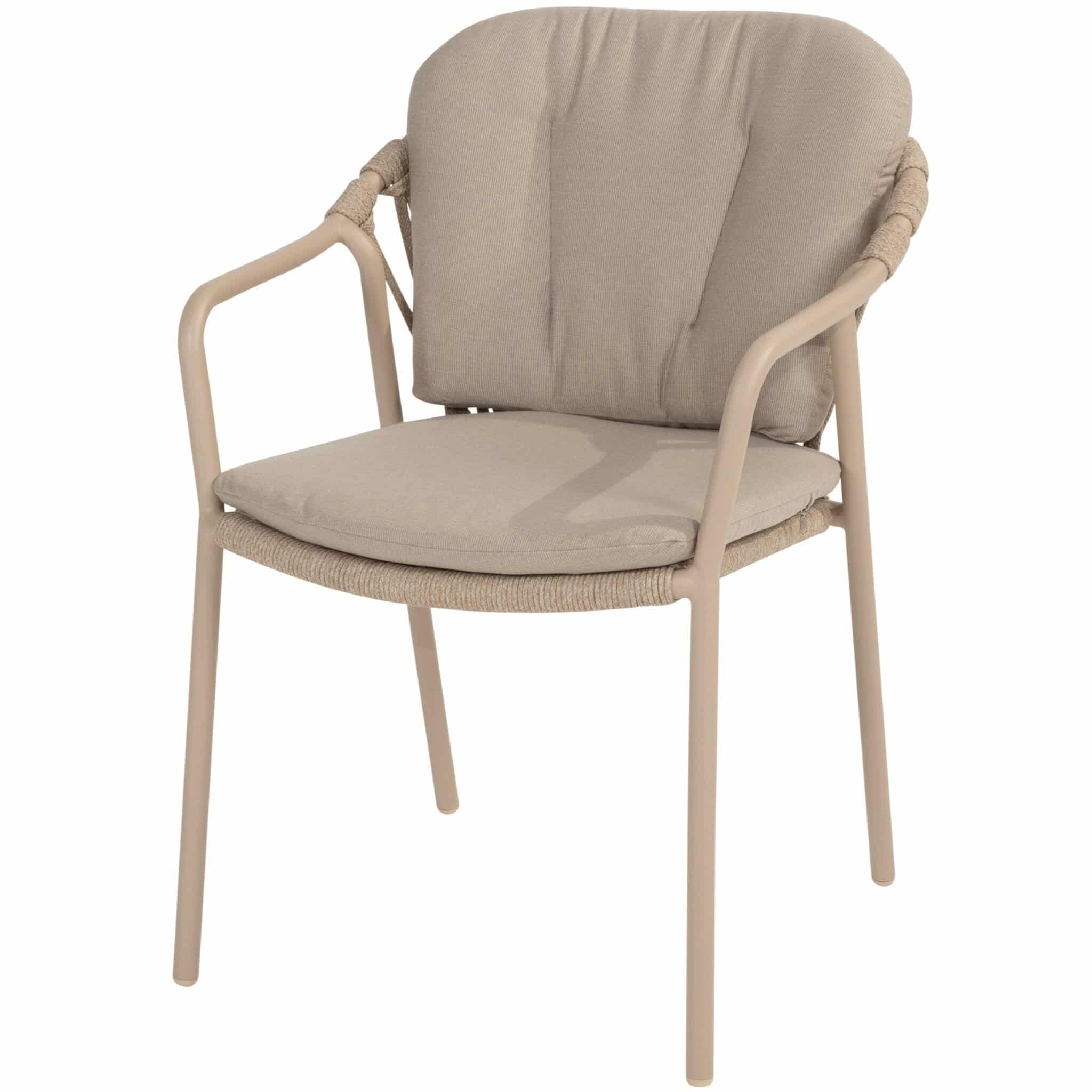 Manitoba stapelbare tuinstoel latte Taste 4SO