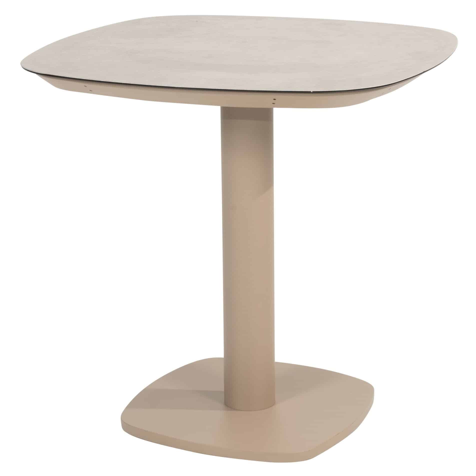 Manolo dining tuintafel 75x75x75 cm keramiek latte Taste 4SO