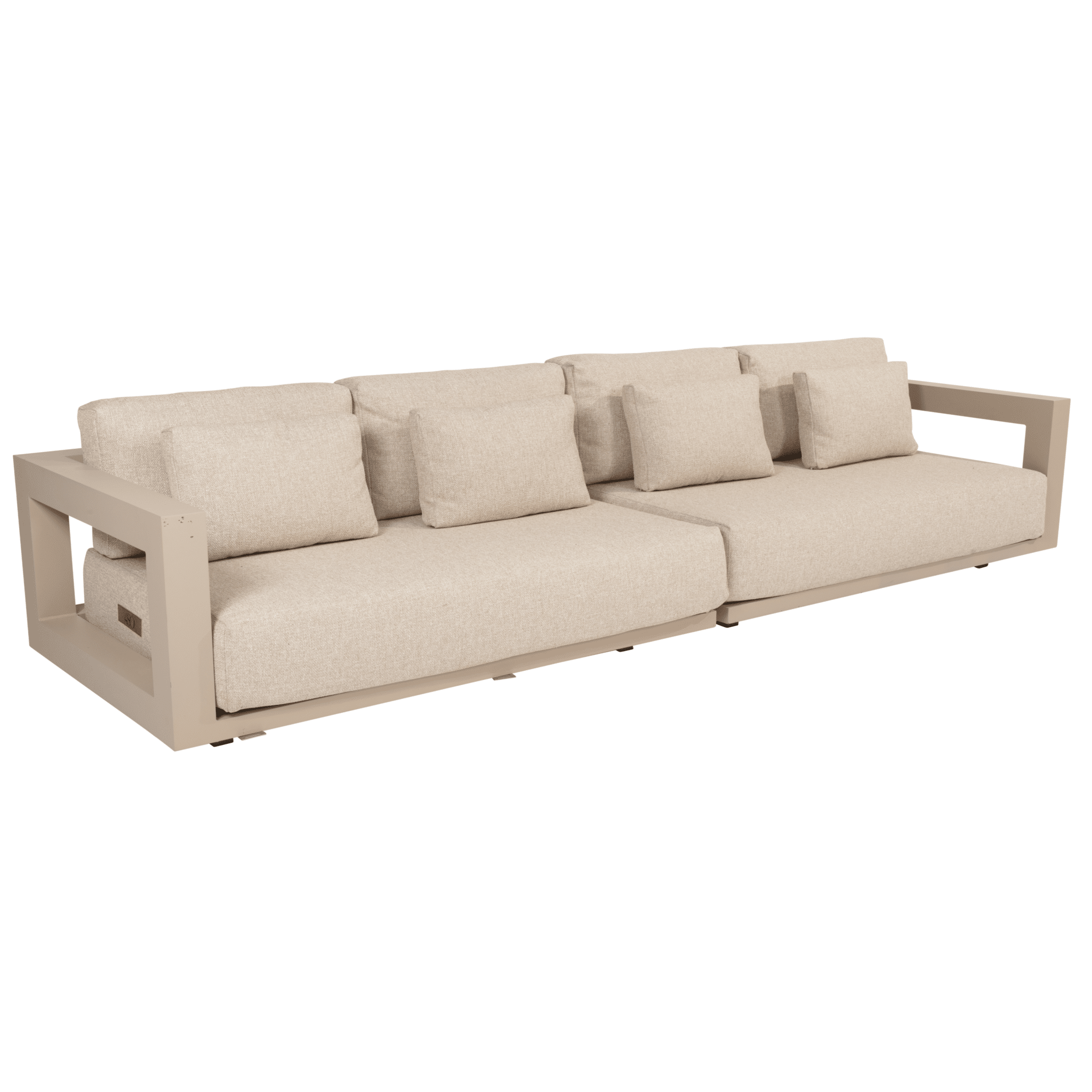 Metropolitan 4 zitsbank 2 delig latte 4 Seasons Outdoor