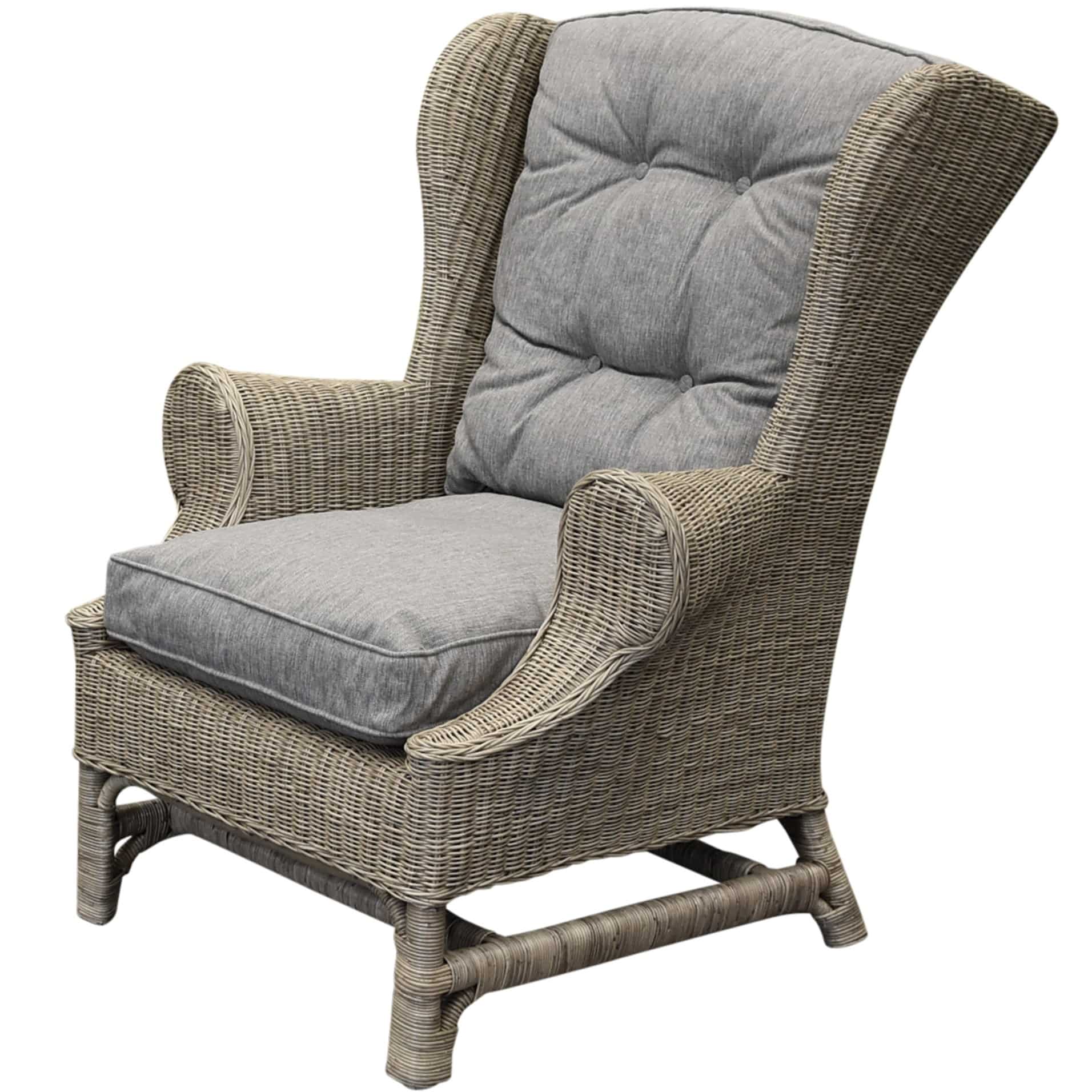 Mississippi Wing lounge tuinstoel riet