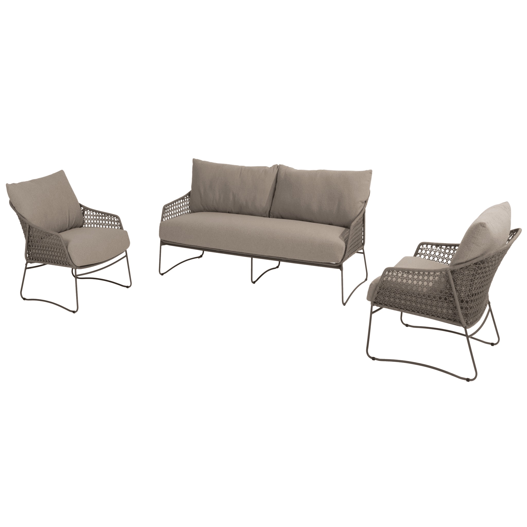 Moretti stoel bank loungeset 3 delig rope terre 4 Seasons Outdoor