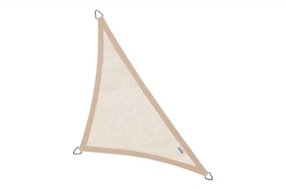 Nesling | Coolfit Schaduwdoek Driehoek 90° 500 x 500 x 710 cm | Sand