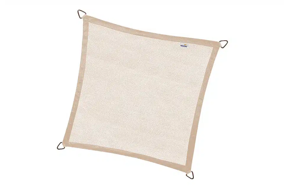 Nesling | Coolfit Schaduwdoek Vierkant 360 x 360 cm | Sand