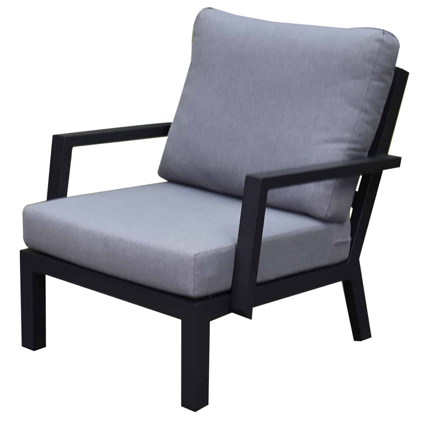 New York lounge tuinstoel aluminium antraciet