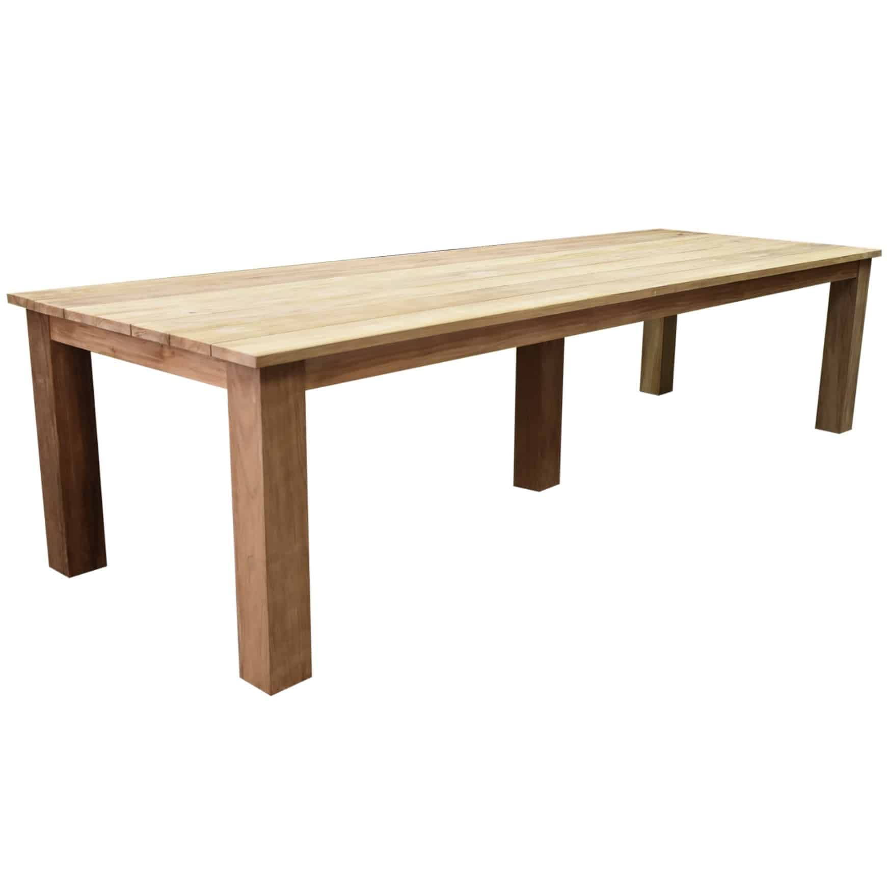 Old Java dining tuintafel 320x110xH77,5 cm teak