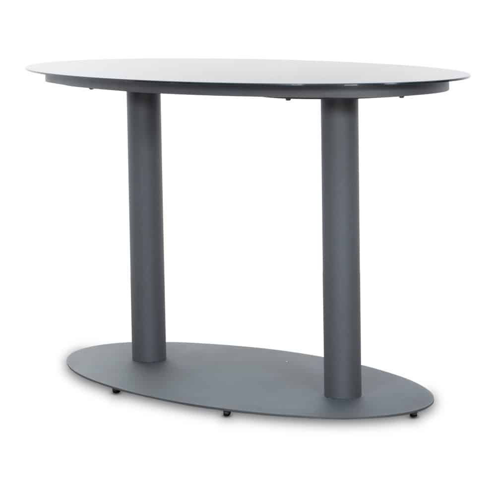 Orlando dining tuintafel | staal | antraciet | 180cm ovaal