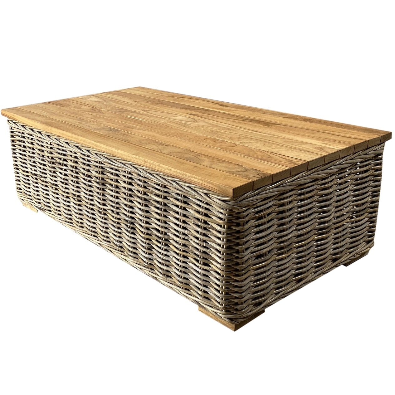 Otava Serva Nissah lounge tuintafel naturel rotan - teak