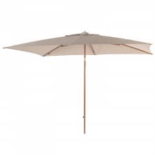 Parasol Azzurro 200x300 (sand) woodlook