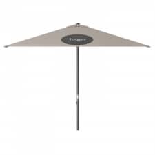 Parasol Lima 300x300cm (Vanilla ice) met bedrukking