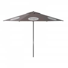 Parasol Lima 350cm rond (Taupe) met bedrukking