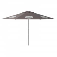 Parasol Lima 400cm rond (Taupe) met bedrukking