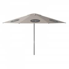 Parasol Lima 400cm rond (Vanilla ice) met bedrukking