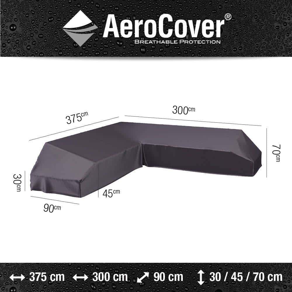 Platform loungesethoes 375x300x90xH30/45/70 cm Rechts– AeroCover