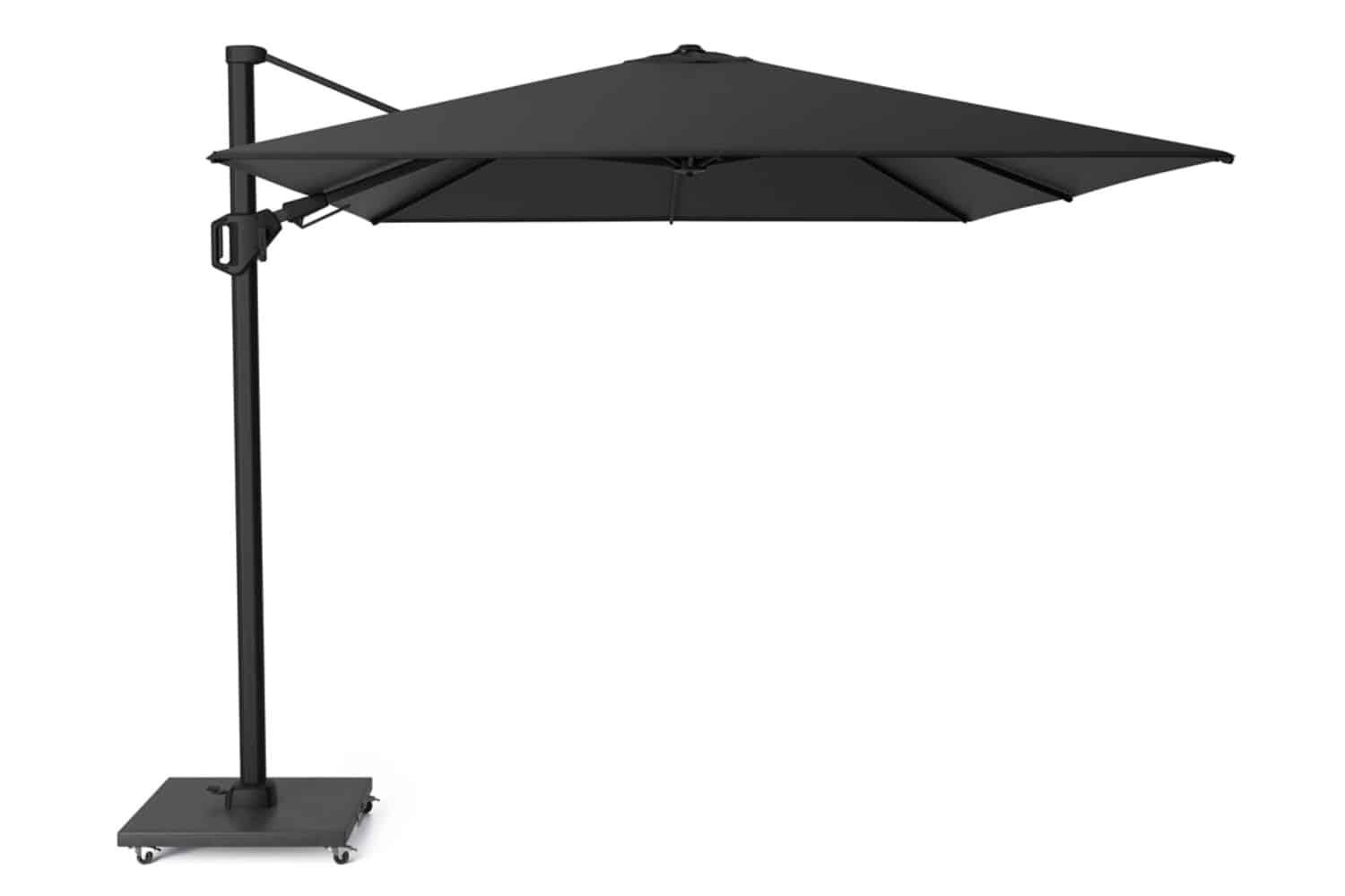 Platinum Challenger zweefparasol 3.5x2.6m T2 premium matt black frame (excl voet)