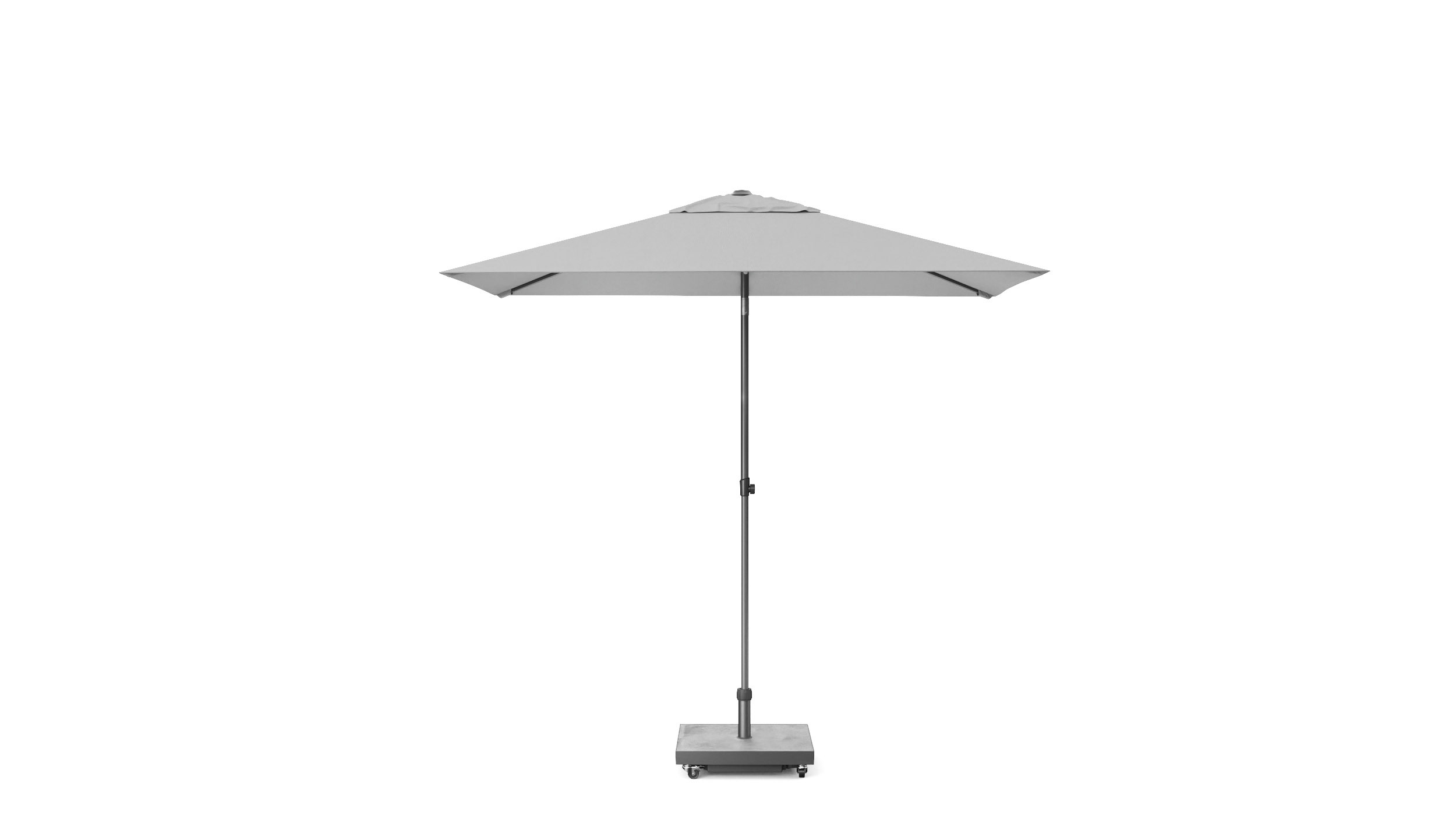 platinum lisboa parasol 210×150 light grey