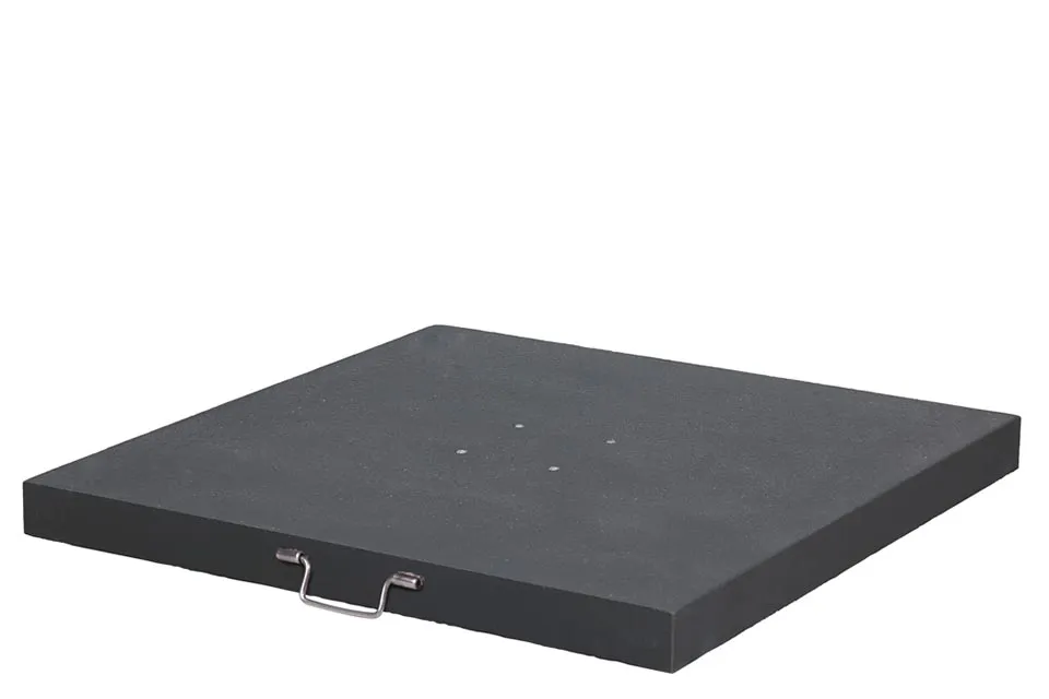 platinum | parasolvoet arezzo graniet | 90 kg