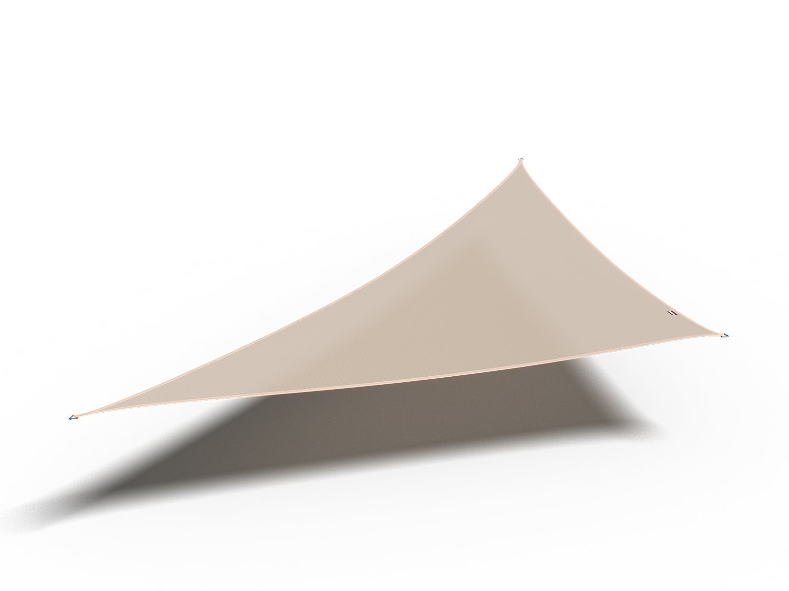 Platinum Schaduwdoek driehoek 90 gebroken wit 710x500x500