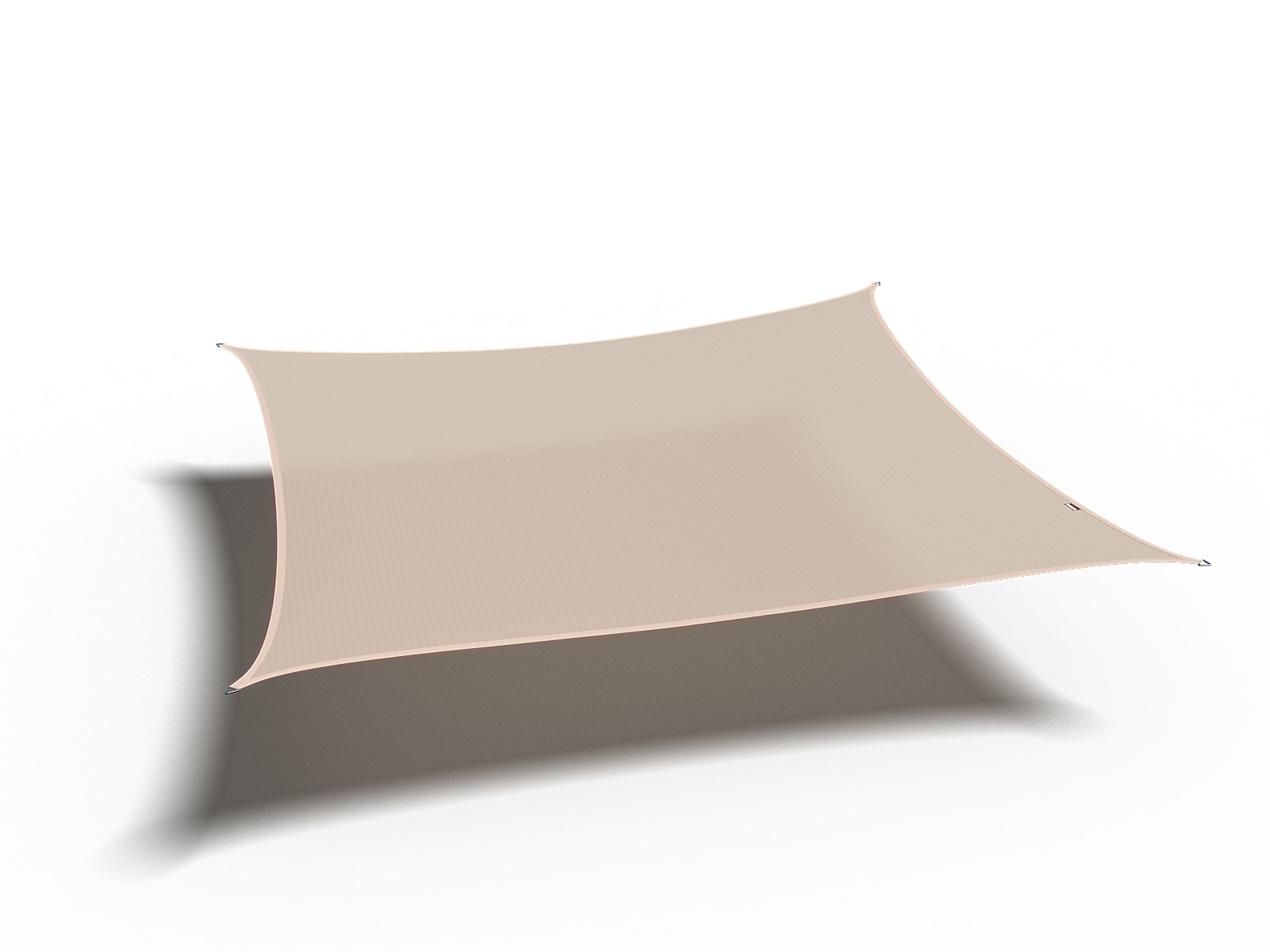 Platinum Schaduwdoek vierkant gebroken wit 360x360