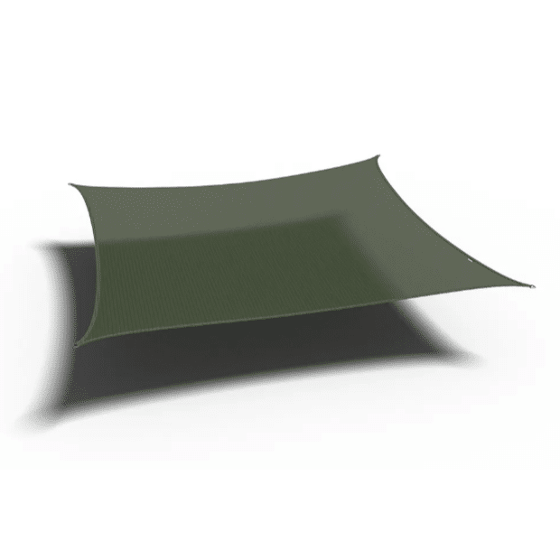 Platinum Sun&Shade Coolfit schaduwdoek vierkant 360x360cm Olijf