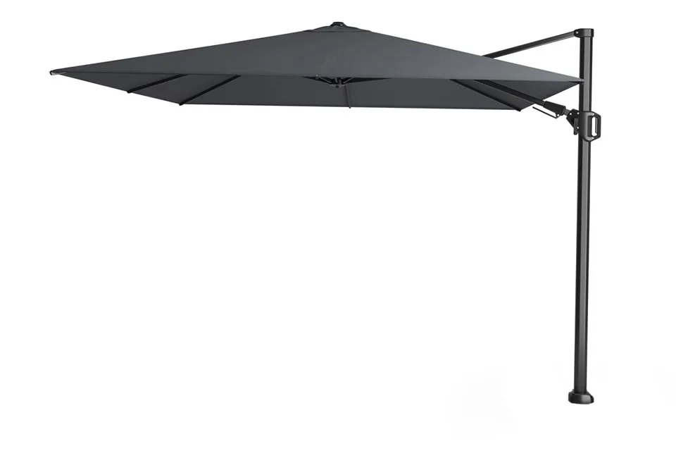 Platinum | Zweefparasol Challenger T² 300 x 300 cm | Antraciet