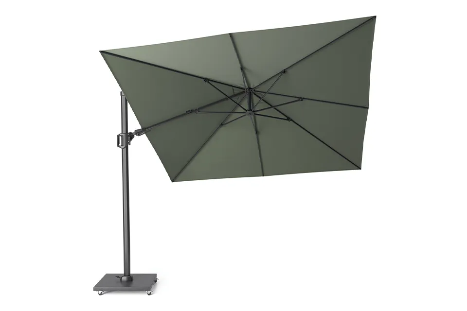 platinum | zweefparasol challenger t² premium 300 x 300 cm | olive