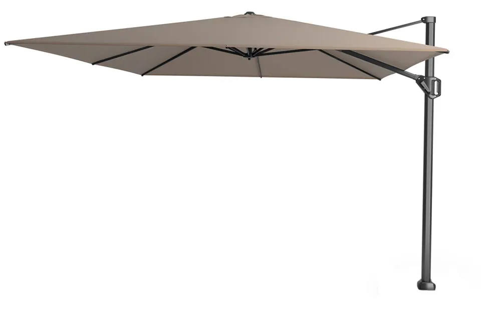 platinum | zweefparasol challenger t¹ premium 400 x 300 cm | havana