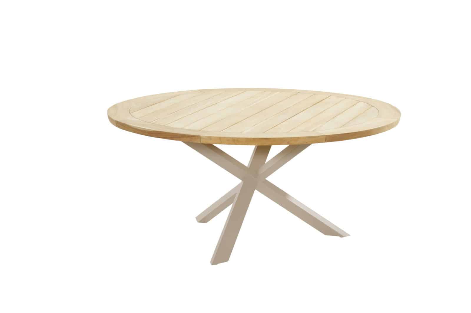 Prado Diningtafel Teak Latte diameter 160 cm - 4so