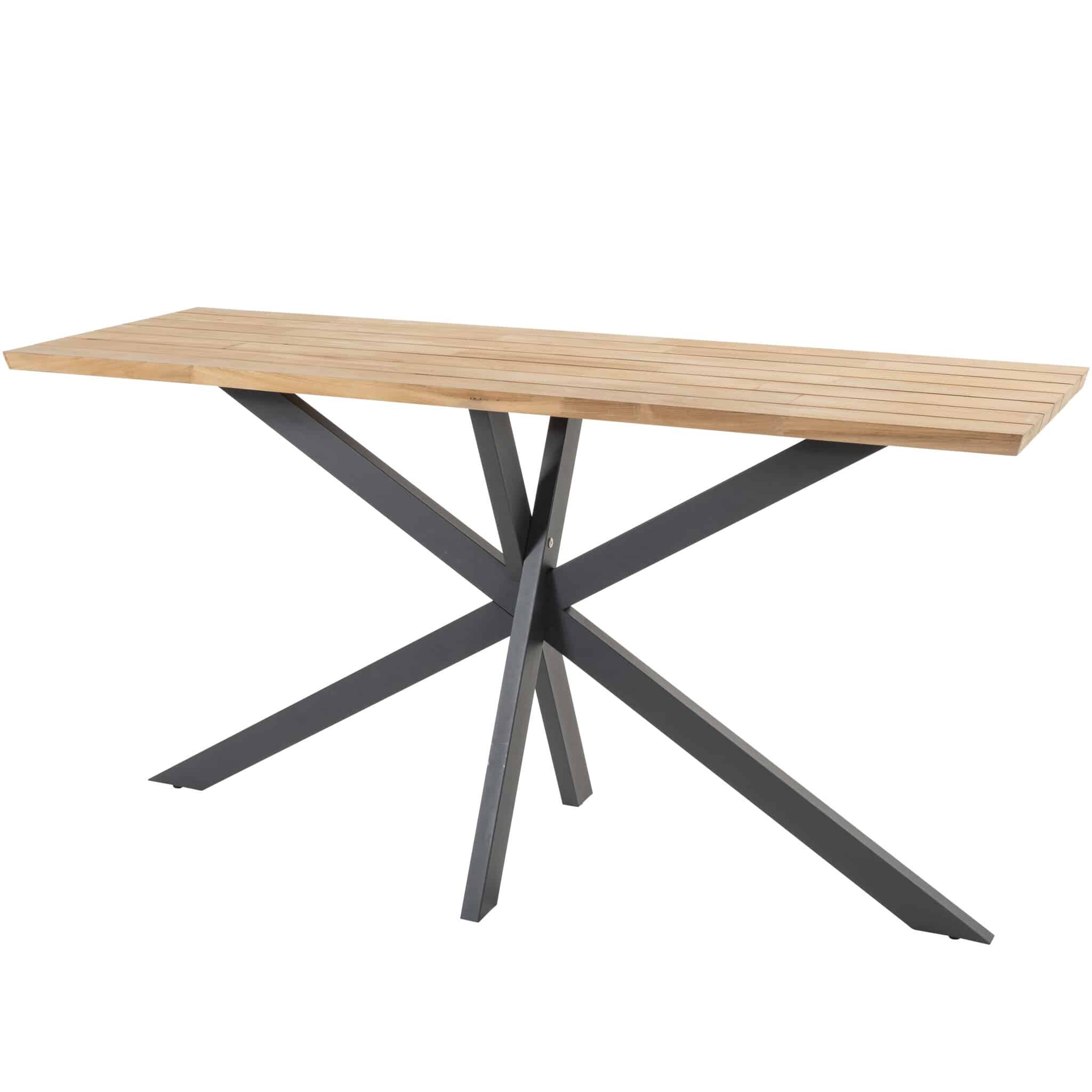 Prado bartafel 200x70x105 cm aluminium teak antraciet Taste 4SO