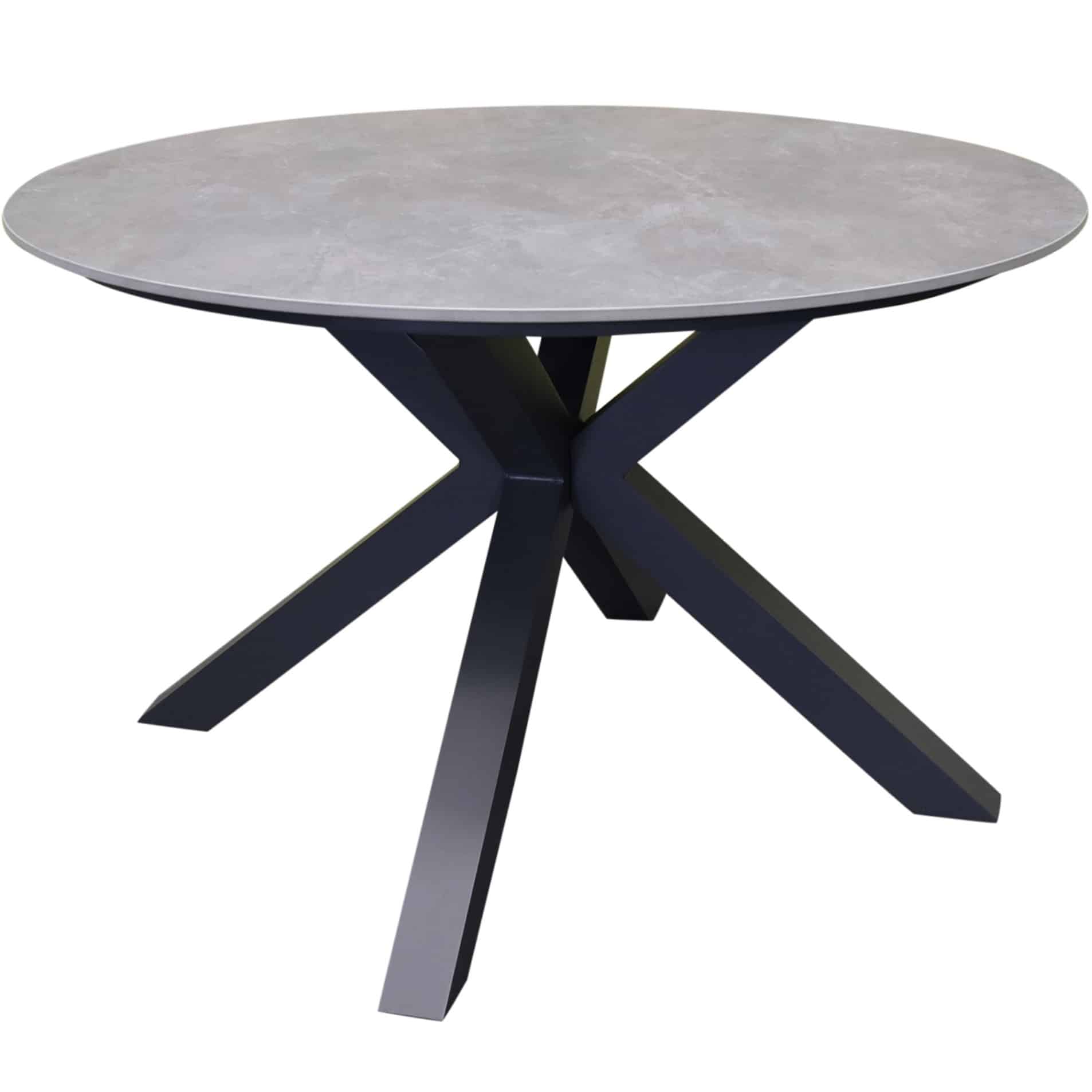 Puccini dining tuintafel 120xH75 cm rond met ceramic blad