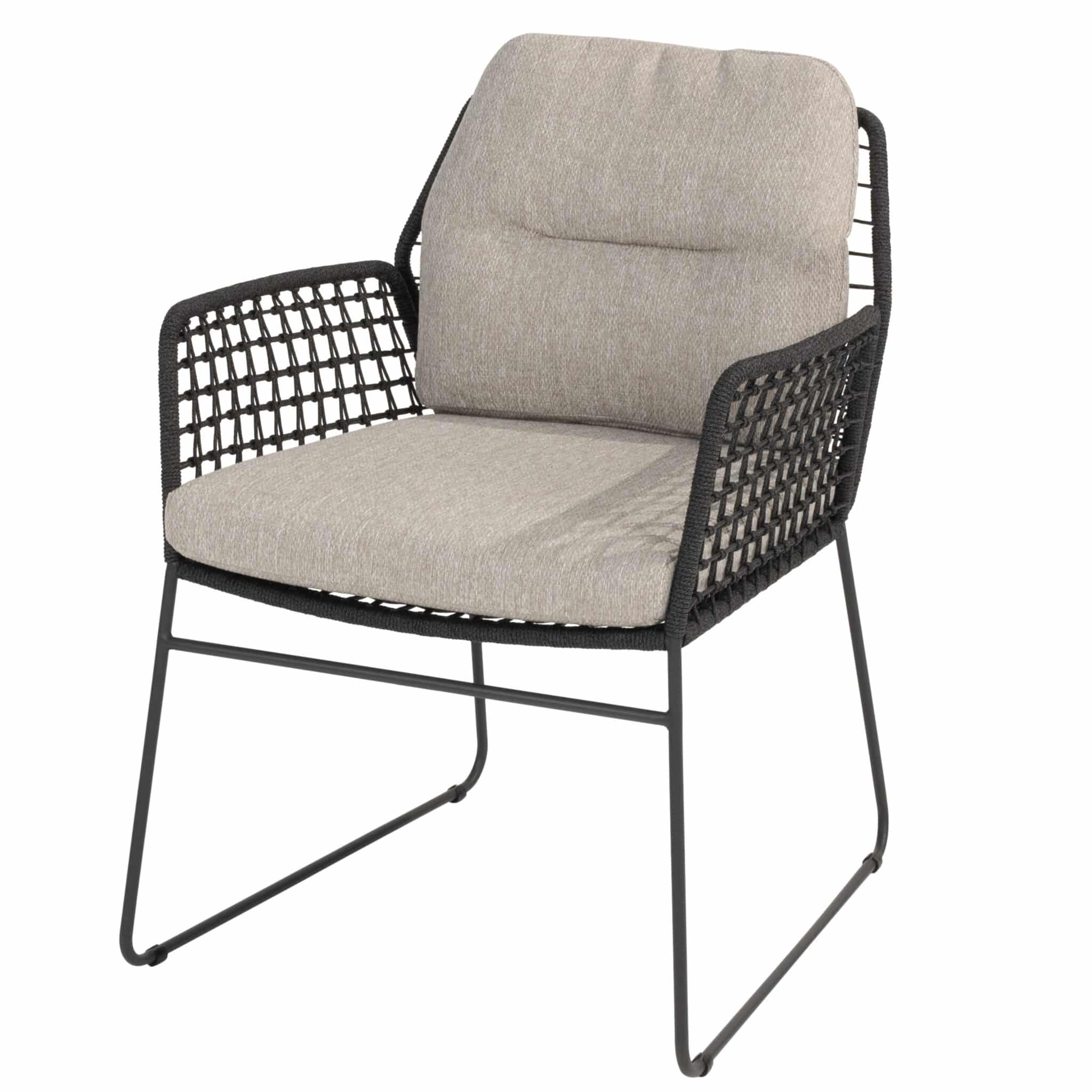 Rhodos dining tuinstoel antraciet Taste 4SO