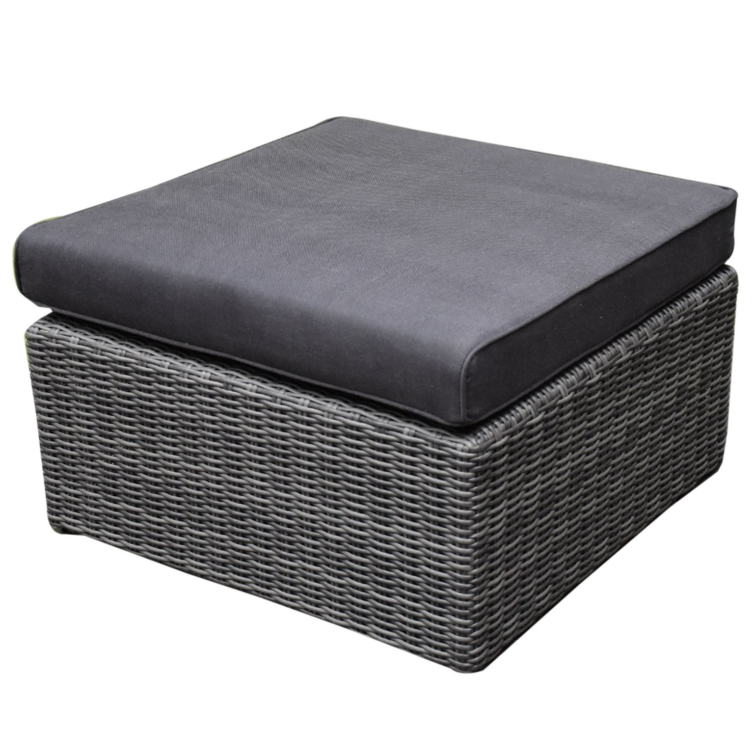 Rio voetenbank antraciet72x72xH 31 cm