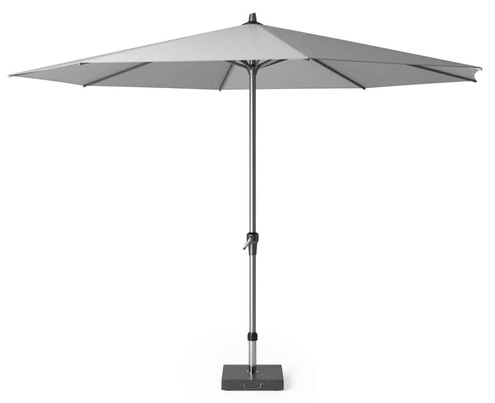 Riva parasol 350 cm rond lichtgrijs