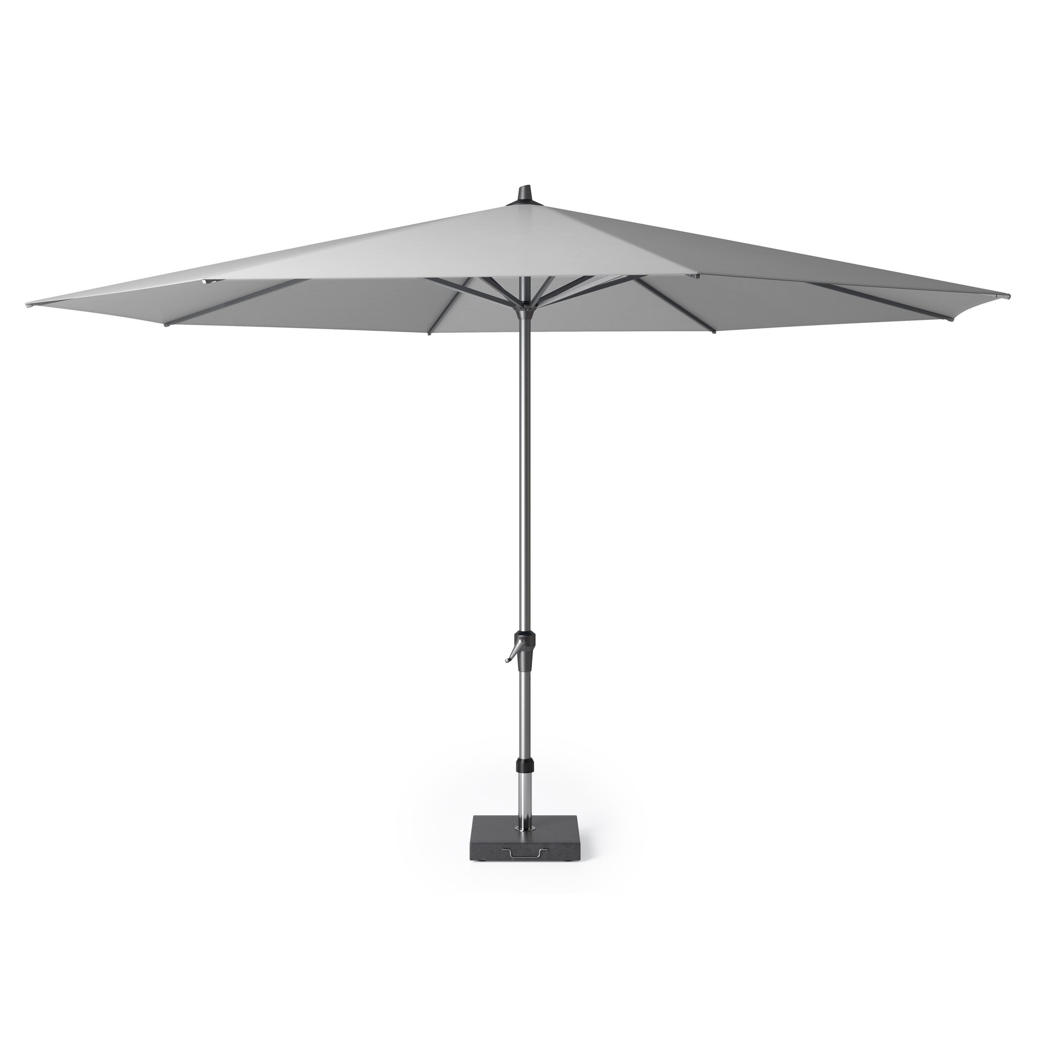 Riva parasol 400 cm rond lichtgrijs