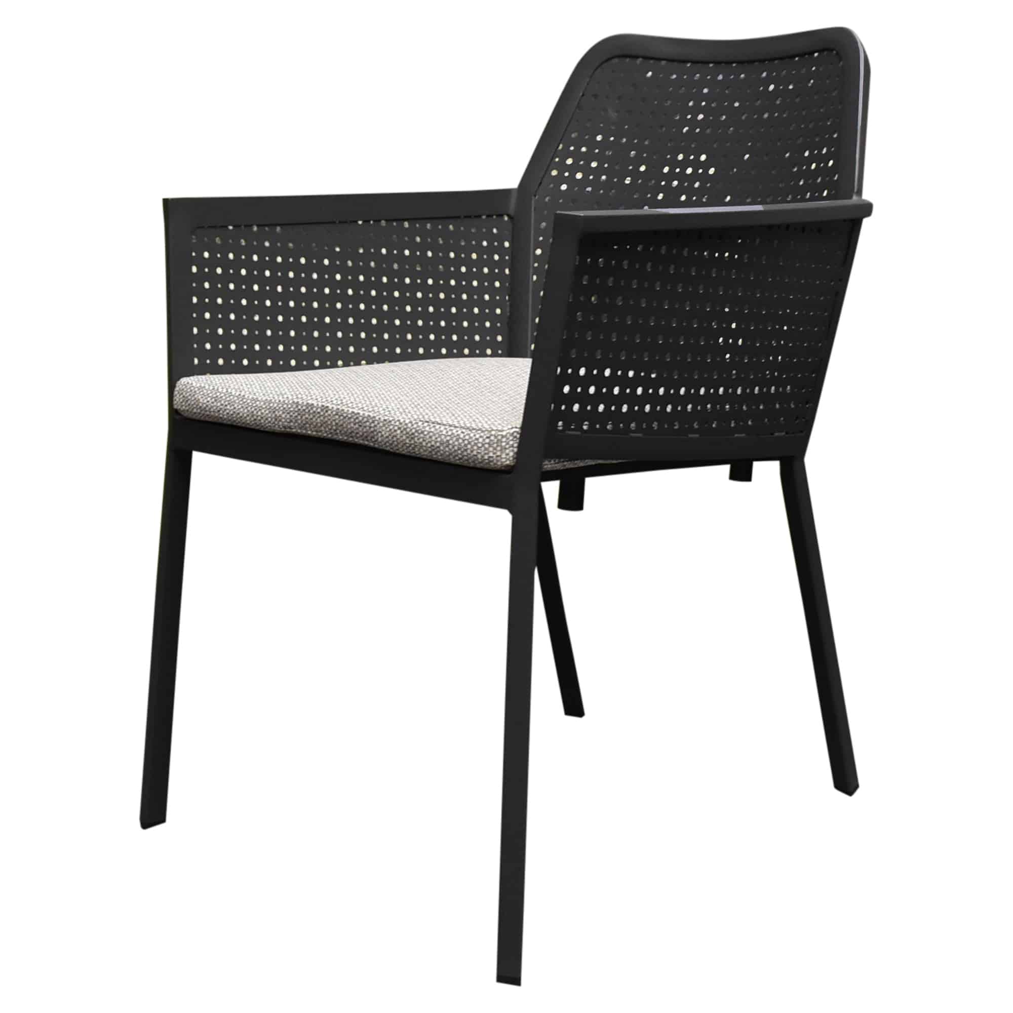 Rivola dining tuinstoel aluminium antraciet