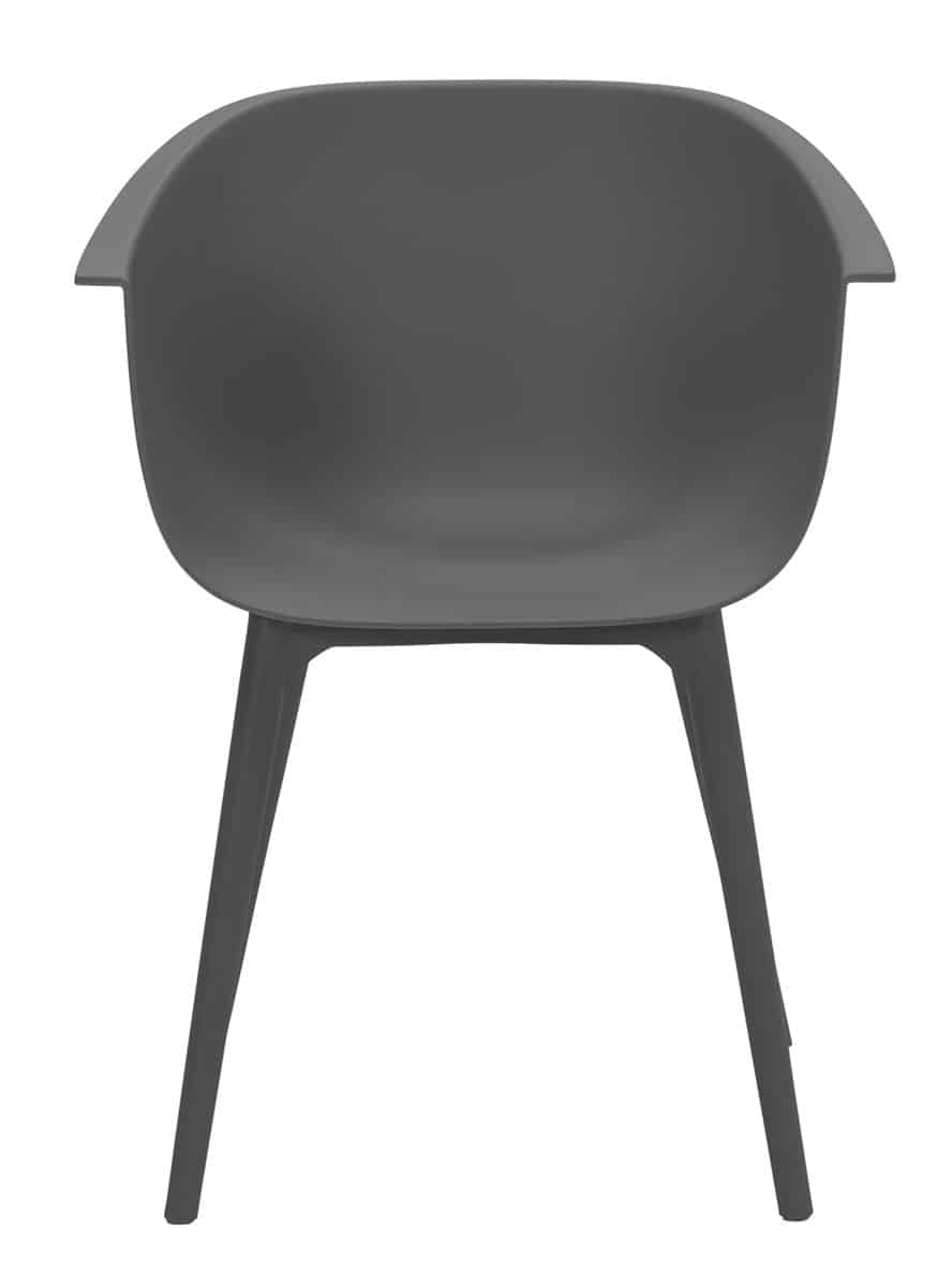 Romano armstoel donker grijs - Garden impressions