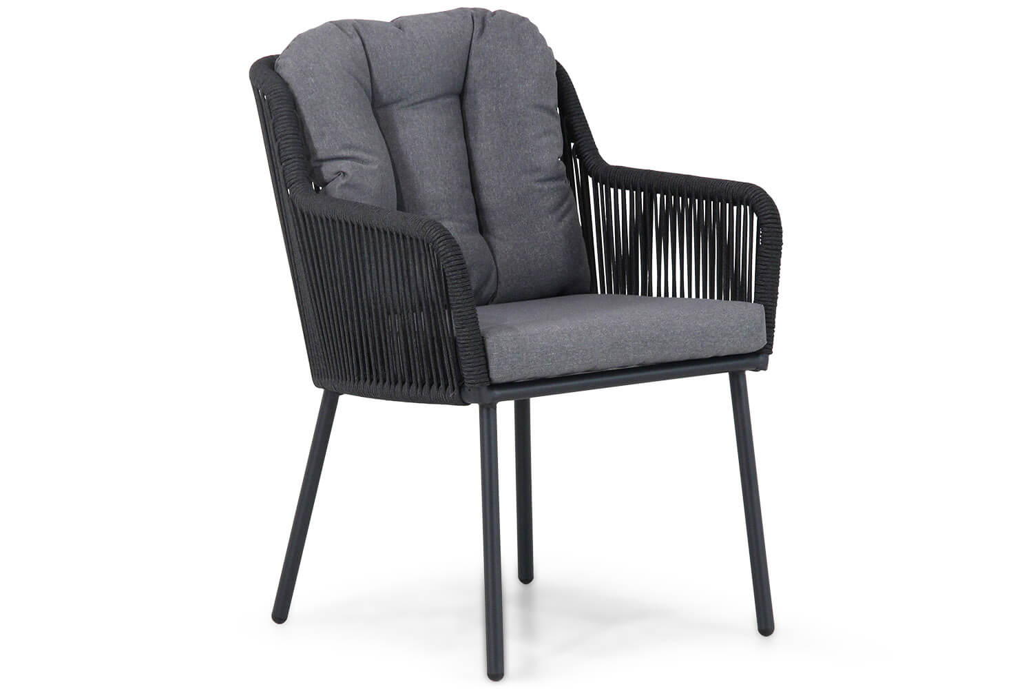 santika tendenza dining tuinstoel antraciet