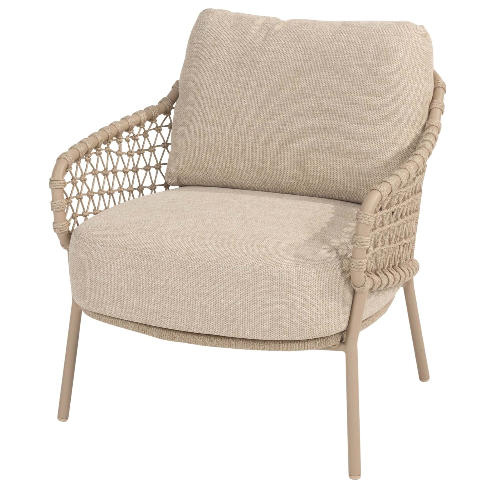 Sardinia low dining tuinstoel latte 4 Seasons Outdoor