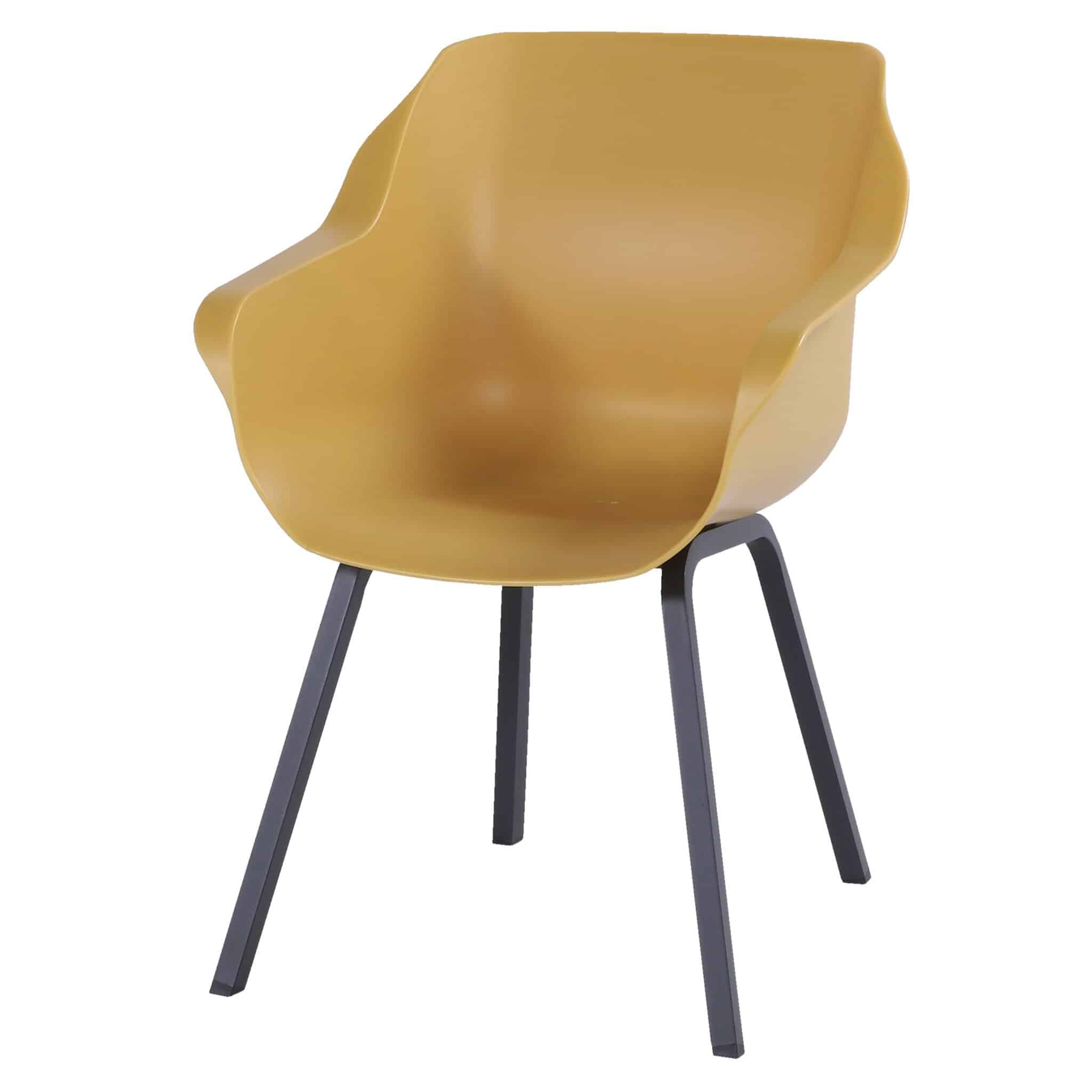 Sophie Element dining tuinstoel curry yellow Hartman